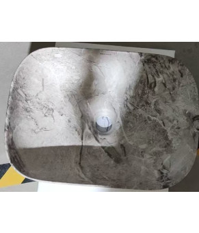 Раковина накладная MIXXUS PREMIUM DIVERSE-0113 MARBLE 455х325х135mm (MP6544)