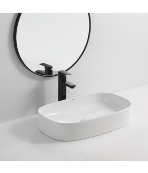 Раковина накладная MIXXUS PREMIUM BEVEL-0105 610х375х120мм (MP6524)