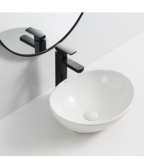 Раковина накладная Mixxus Premium ELLIPSE-0107 345х265х120mm (MP6525)
