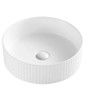 Умивальник накладний керамічний Mixxus Premium Wave-0101 400x400x125mm (MP6491)