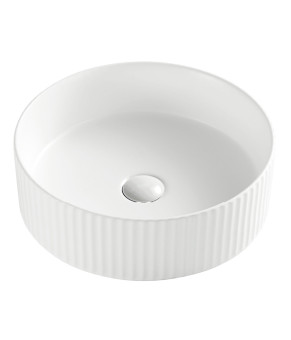 Умивальник накладний керамічний Mixxus Premium Wave-0101 400x400x125mm (MP6491)