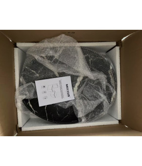 Раковина накладная Mixxus Premium ELLIPSE-0102 MARBLE 515х400х130mm (MP6552)