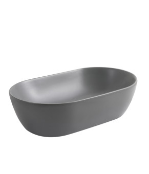 Раковина накладная Mixxus Premium ELLIPSE-0109 GRAY 500x300x140mm (MP6653)