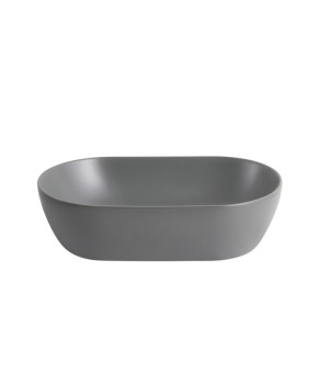Раковина накладная Mixxus Premium ELLIPSE-0109 GRAY 500x300x140mm (MP6653)