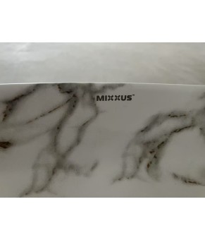 Раковина накладная Mixxus Premium BEVEL-0102 MARBLE 495х370х135mm (MP6519)