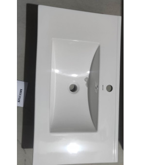 Раковина меблева Mixxus Premium CUBIC-1503 810х460х170mm з отвором під змішувач та переливом (MP6497)