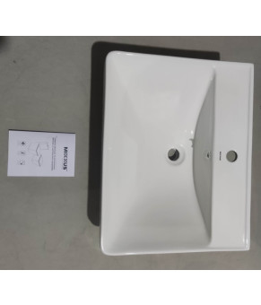 Раковина меблева MIXXUS PREMIUM STYLE-1501 600х480х190mm з отвором під змішувач та переливом (MP6498)