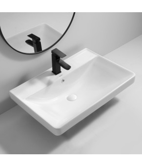 Раковина меблева MIXXUS PREMIUM STYLE-1502 700х480х190mm з отвором під змішувач та переливом (MP6499)
