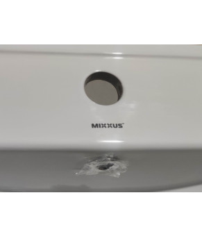Раковина меблева Mixxus Premium CUBIC-1501 610х460х170mm з отвором під змішувач та переливом (MP6495)