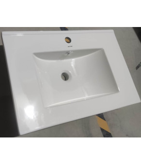 Раковина меблева Mixxus Premium CUBIC-1502 710х460х170мм з отвором під змішувач та переливом (MP6496)