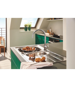 Однорычажный смеситель для кухни Grohe BauLoop New (30543000)