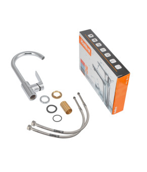 Смеситель для кухни Haiba Troya 017 Nut (HB9662)