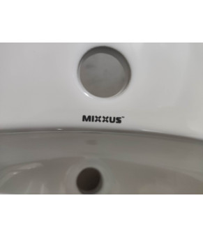 Раковина врізна Mixxus Premium TOPPER-1602 515х400х200mm з отвором під змішувач та переливом (MP6572)