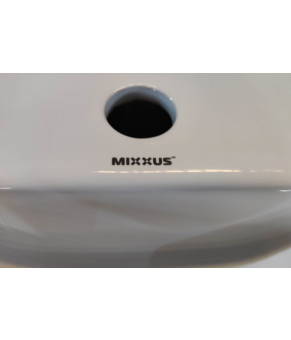 Подвесная раковина Mixxus Premium Quadro-1201-R 430х265х135mm с отверстием под смеситель и переливом (MP6504)