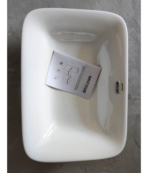 Раковина врізна Mixxus Premium STYLE-1601 590х420х180мм з переливом (MP6570)