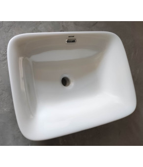 Раковина врізна Mixxus Premium STYLE-1601 590х420х180мм з переливом (MP6570)