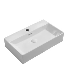 Раковина подв. Mixxus Premium QUADRO-0206 600х360х130мм с отв. под смеситель и переливом (MP6509)