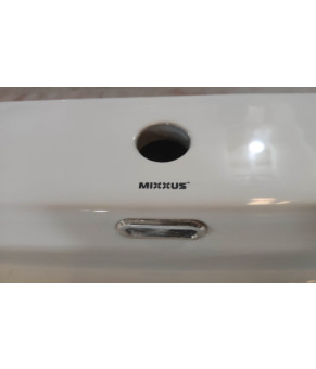 Раковина подв. Mixxus Premium QUADRO-0206 600х360х130мм с отв. под смеситель и переливом (MP6509)