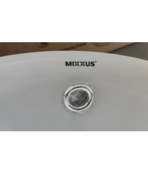 Раковина врізна MIXXUS PREMIUM TOPPER-1601 470х470х180mm з переливом (MP6571)