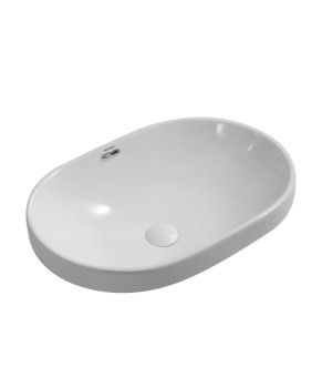 Раковина врезная на столешницу Mixxus Premium ELLIPSE-1601 600х400х190mm с переливом (MP6569)