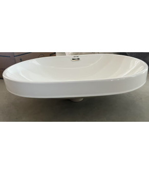 Раковина врезная на столешницу Mixxus Premium ELLIPSE-1601 600х400х190mm с переливом (MP6569)