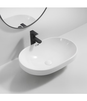 Раковина врезная на столешницу Mixxus Premium ELLIPSE-1601 600х400х190mm с переливом (MP6569)