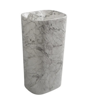 Раковина моноблок MIXXUS PREMIUM DIVERSE-1101 MARBLE 460х380х840mm (MP6575)