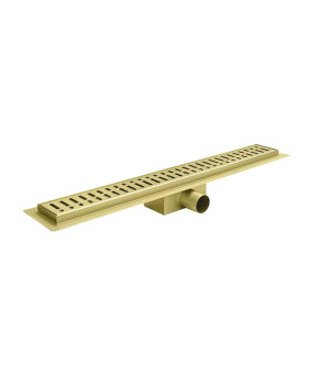 Душевой трап Koer FD35-70x700 из нержавеющей стали SUS304 Brushed Gold (AC0718)