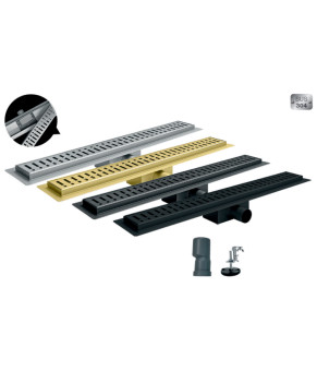 Душевой трап Koer FD35 70x550мм из нержавеющей стали SUS304 (KR5225)