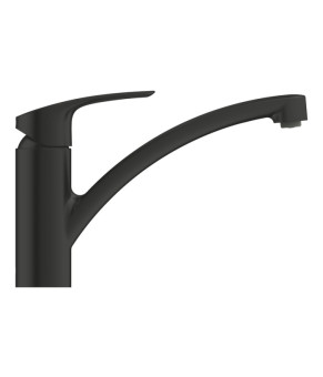 Смеситель однорычажный для мойки Grohe Eurosmart черный матовый (332812433)