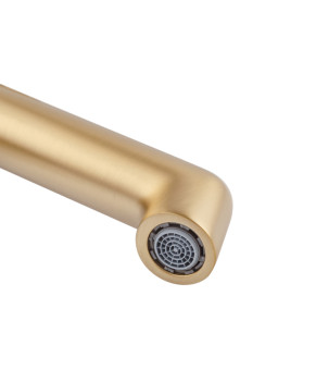 Смеситель для раковины Koer KB-10029-12 Матовое золото (KR5501)