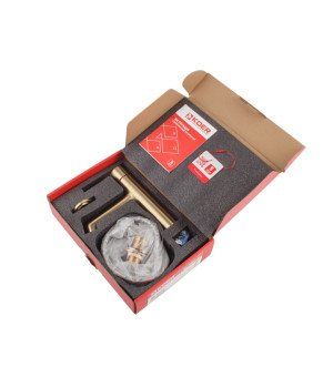 Смеситель для раковины Koer KB-10029-12 Матовое золото (KR5501)