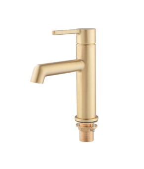 Смеситель для раковины Koer KB-10029-12 Матовое золото (KR5501)