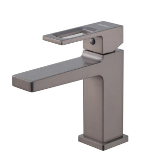 Смеситель для умывальника Haiba Kant 001 Graphite (HB9664)