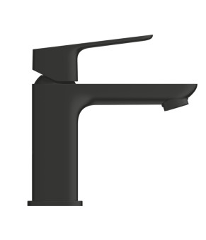 Однорычажный смеситель для раковины Grohe Cubeo S-размера Черный матовый (1016992430)