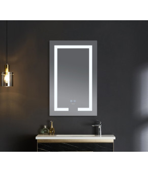 Зеркало Mixxus HARD MR07-50x80 с LED Touch, Anti-fog, димером, регулятором яркости (MX9992)