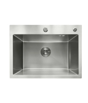 Кухонная мойка Mixxus MH5843 Micro Decor SS Color (3.0/0.8) из нерж. стали (цвет нерж.) (MI8216)