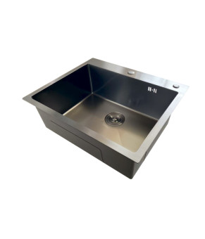Мойка Mixxus MH6050 Micro Decor Graphite (3.0/0.8) из нерж. стали (Графит) (MI8221)