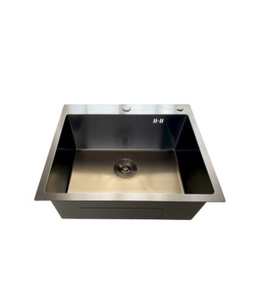 Мойка Mixxus MH6050 Micro Decor Graphite (3.0/0.8) из нерж. стали (Графит) (MI8221)