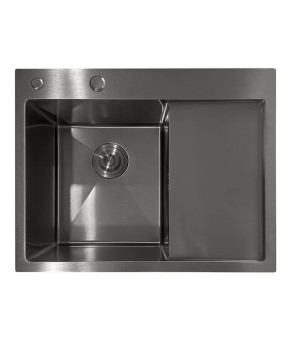 Мойка из нержавеющей стали Mixxus MH6350L Nano-Black Графит (MI7045)