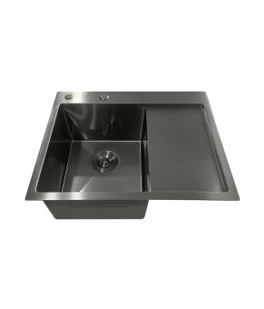 Мойка из нержавеющей стали Mixxus MH6350L Nano-Black Графит (MI7045)