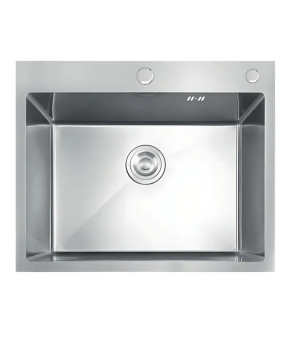 Мойка из нержавеющей стали MIXXUS MH5843 DECOR NANO-SILVER 58x43 см (MI7041)