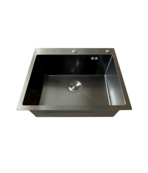 Мойка Mixxus MH5843 Micro Decor Graphite (3.0/0.8) из нерж. стали (MI8217)