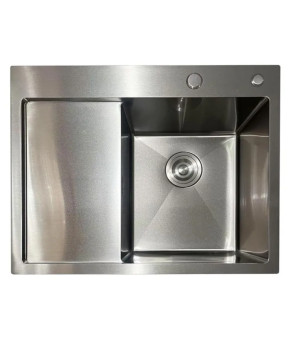 Мойка из нержавеющей стали Mixxus MH6350R Nano-Silver 630x500 мм (MI7046)