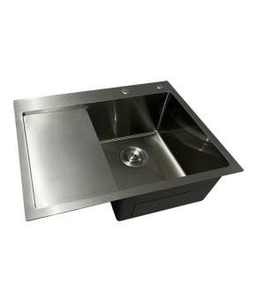 Мойка из нержавеющей стали Mixxus MH6350R Nano-Silver 630x500 мм (MI7046)