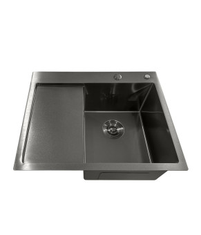 Мойка из нержавеющей стали Mixxus MH6350R Nano-Black Графит (MI7047)
