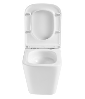 Унитаз подвесной Mixxus Premium Quadro-0301-T3 490x340x360mm, система смыва TORNADO 3.0 (MP6453)
