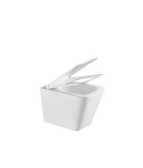 Унитаз подвесной Mixxus Premium Quadro-0301-T3 490x340x360mm, система смыва TORNADO 3.0 (MP6453)