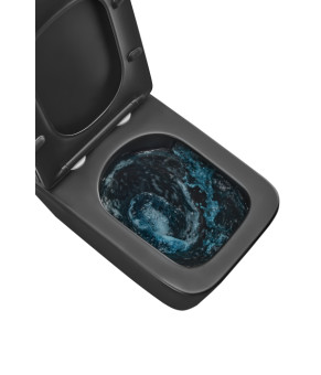 Унитаз подвесной Mixxus Premium QUADRO-0301-T3 BLACK 490х340х360mm, система TORNADO 3.0 (MP6587)