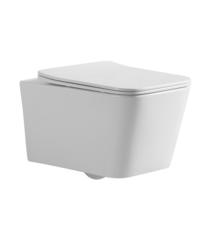 Унитаз подвесной Mixxus Quadro-0304-R 520x360x365mm, RIMLESS (MI6707)